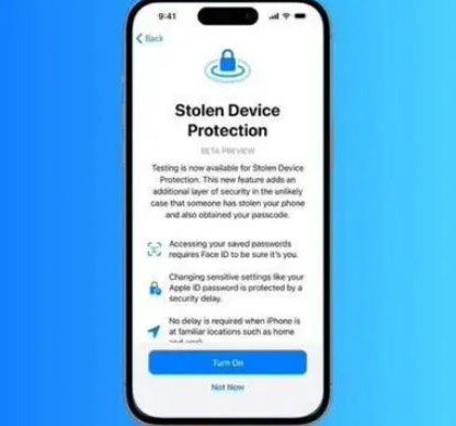 银海苹果授权维修店分享被盗设备保护功能开启方法 